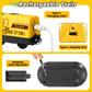 Kkogleam Toy Train Set Remote Control Locomotive Trains, Motorized Train with Voice & Lights Effect, 4 Sound Effects, Magnetic Trains Compatible