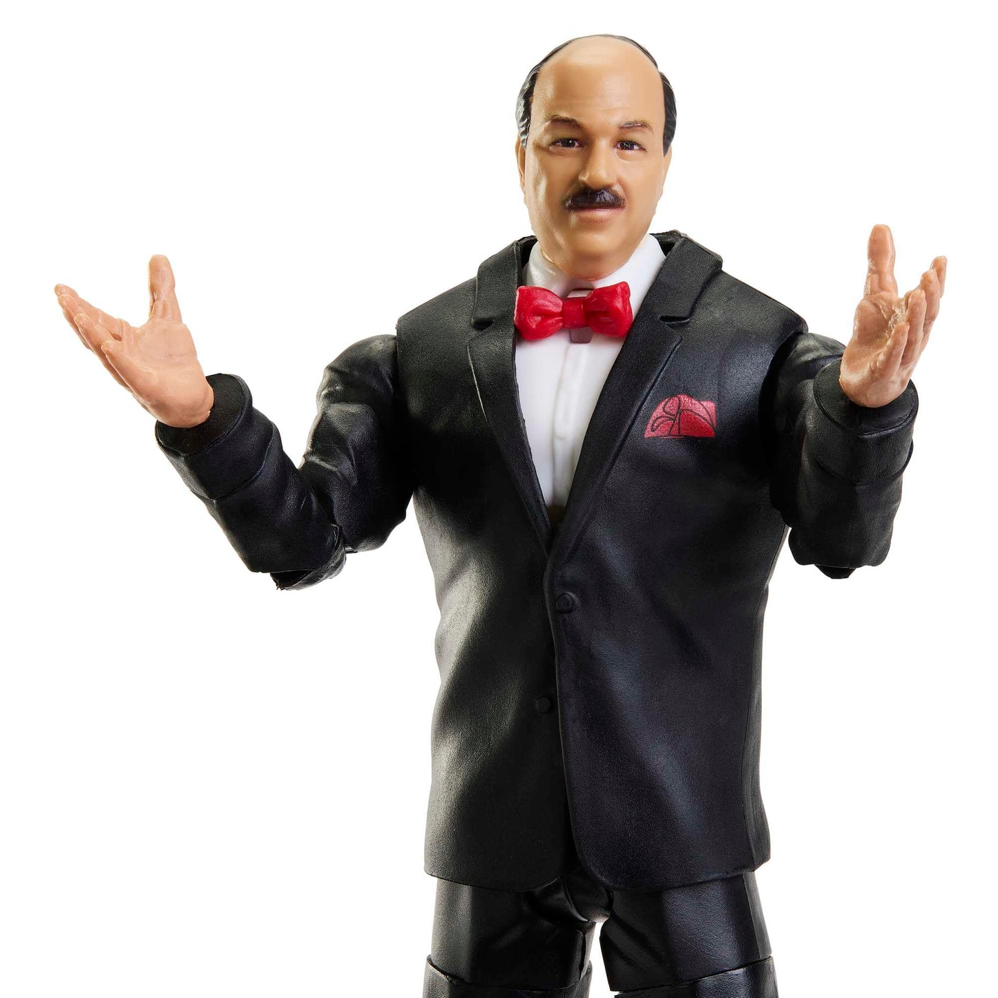 Mattel WWE "Macho King" Randy Savage WrestleMania Elite Collection Action Figure Accessory & "Mean" Gene Okerlund Build-A-Figure Parts, 6-inch