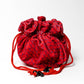 FanRoll Dragon Storm Velvet Compartment Dice Bag: Red Dragon Scales