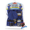 Melissa & Doug P o l i c e O f f i c e r : Role Play Set Bundle with 1 Theme Compatible M&D Scratch Fun Mini-Pad (04835)