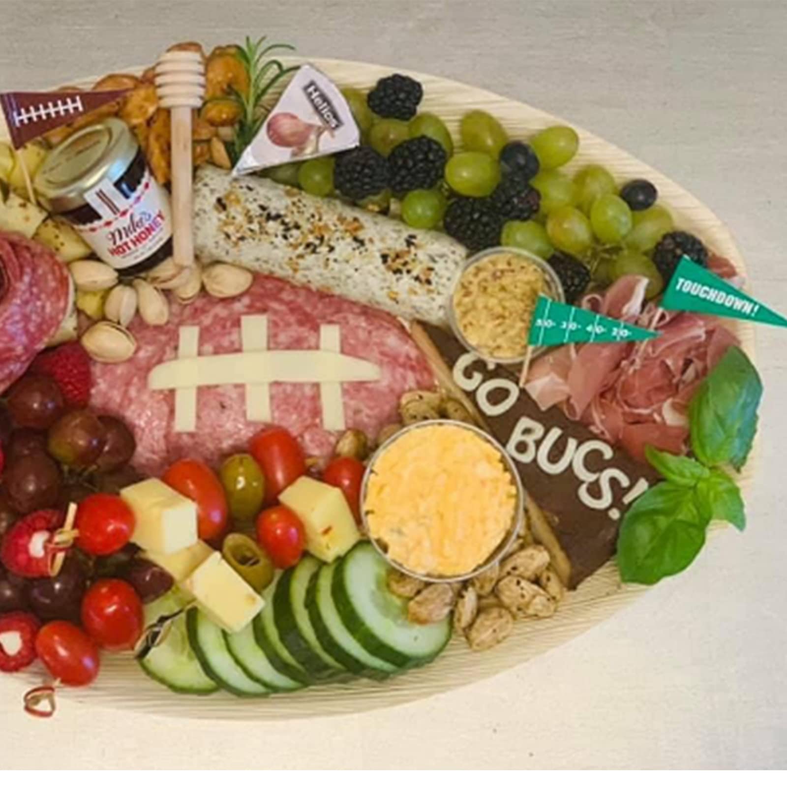 24 pcs Football Cupcake Toppers Rugby Ball Sport Super Ball Cupcake Toppers For Birthday Party (Football Party)