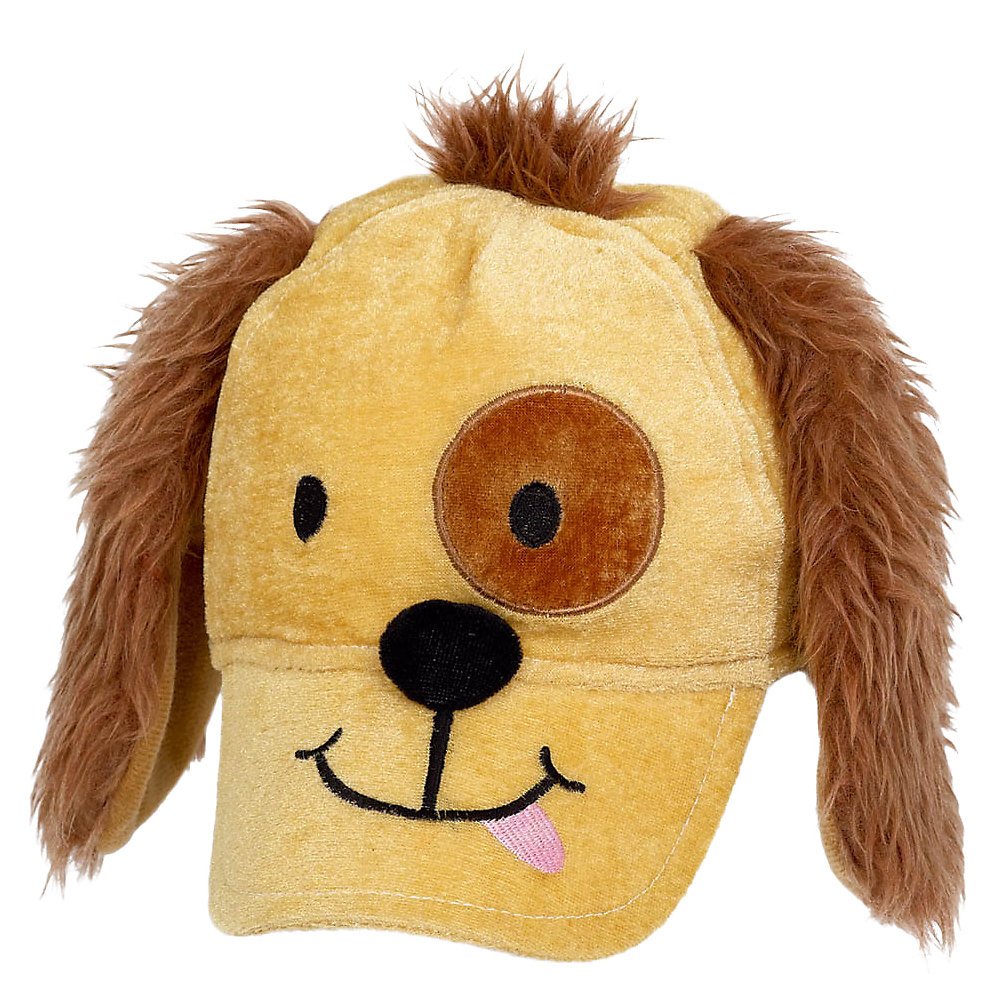 amscan Deluxe Fabric Hat | Party Pups Collection | Party Accessory,Brown/Light Brown,6" x 10"
