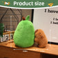TIANCHANGZC Avocado Capybara Plush, 13.7 Inch Soft Stuffed Animal, Cute Avocado Plush Toy Pillow Doll for Kids and Adults