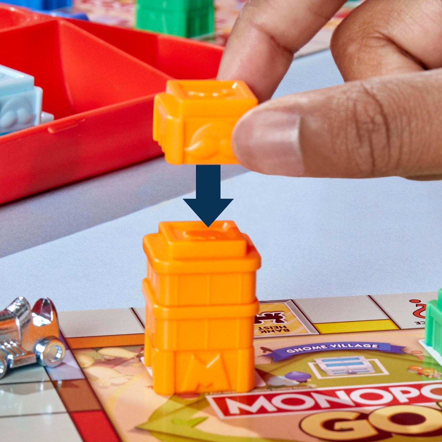 Monopoly GO! Board Game | Inspired by The Popular Mobile Board Game | Ages 8+ | 2-4 Players | 15 Mins. | Family Games | Travel Games for Kids