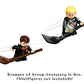 LEGO Harry Potter Minifigure Accessory Pack - Owl Magic Spell Book, Wands, Brooms, Goblets, and Lamp Accessories