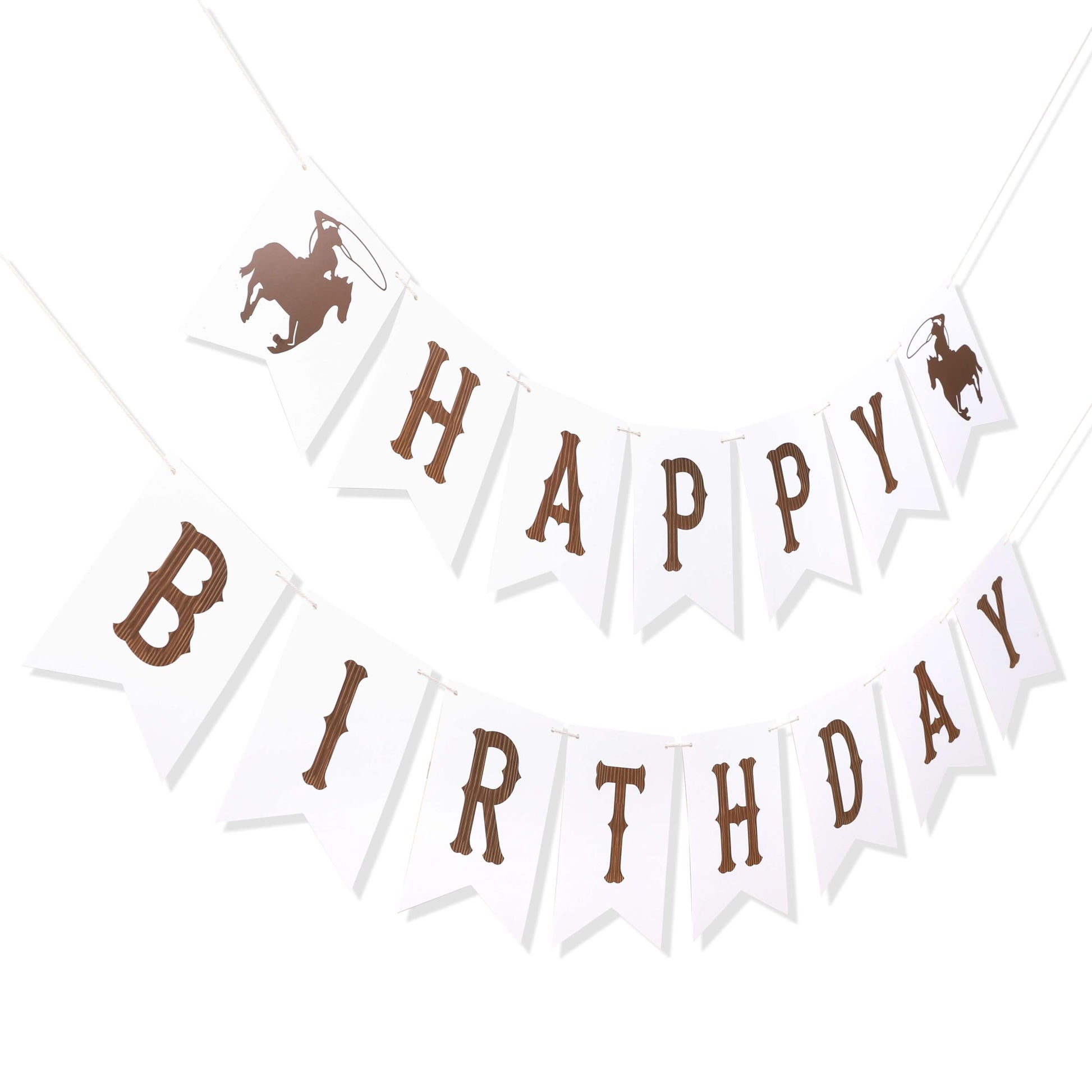 Cowboy 1st Rodeo Happy Birthday Banner,My First Rodeo Party Decor