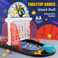 Tabletop Basketball Bouncing Ball Toy, Basketball Board Game, 2 Player Arcade Game, Indoor Fun Bouncing Pinball for Kids & Adults, Ages 3+