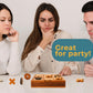 BSIRI Wooden Tic Tac Toe Game Coffee Tabletop XO Blocks Ideal for Family Living Room Games Night for Adults for Desk Decor and Unique Wood Gifts