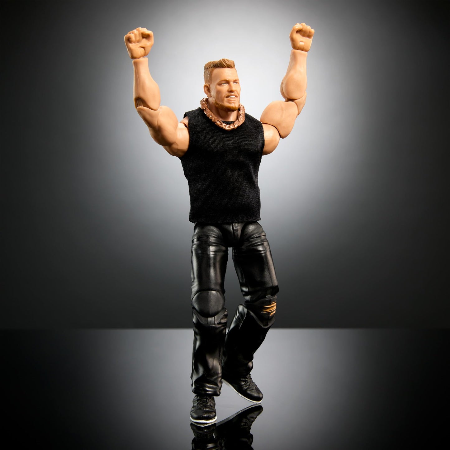 Mattel WWE Elite Collection Wrestlemania Action Figure Set, Pat McAfee Collectible with Accessory & Nicholas Build-A-Figure Parts