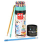 Arteza Kids Erasable Colored Pencils, Set of 48, Triangular Pencil Crayons, Pre-Sharpened, Art Supplies for School, Home, Doodling, and Drawing