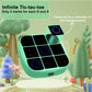 Tic-Tac-Toe Bolt Game, 4-in-1 Handheld Puzzle Games Console, Electronic Tic-Tac-Toe Game for Educational and Memory Growth, Portable Travel Games for