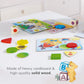 HABA My Very First Games - Teddy’s Colors & Shapes Educational Games & Toddler Activities with Wooden Pieces for Learning Colors, Shapes & Turn-Taking