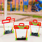Fun Express Clear Vinyl Pocket Greenhouses - 6.5" x 9" See-Through Mini Greenhouses for Educational Activities and Learning Fun for Kids - 12 Pieces