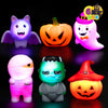 JOYIN 6 Pcs Halloween Light-Up Bath Toys ,Halloween Theme Toys Flashing LED Light Floating Bathtub Toys for Baby,Toddler Water Tub Games Swimming Pool