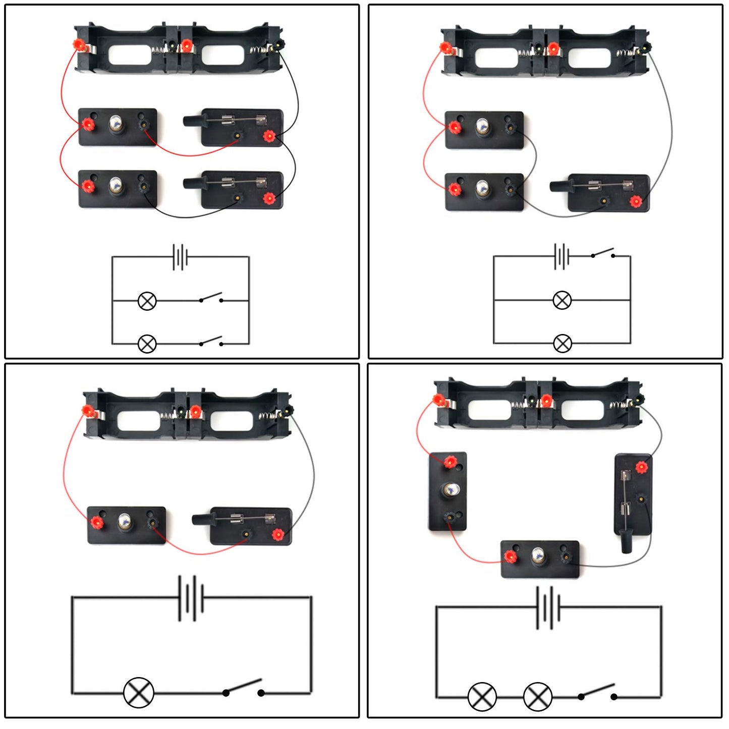 EUDAX School Labs Basic Electricity Discovery Circuit Kit for Introductory Electronics