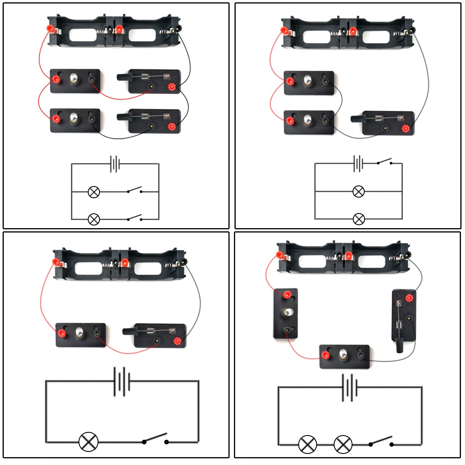 EUDAX School Labs Basic Electricity Discovery Circuit Kit for Introductory Electronics