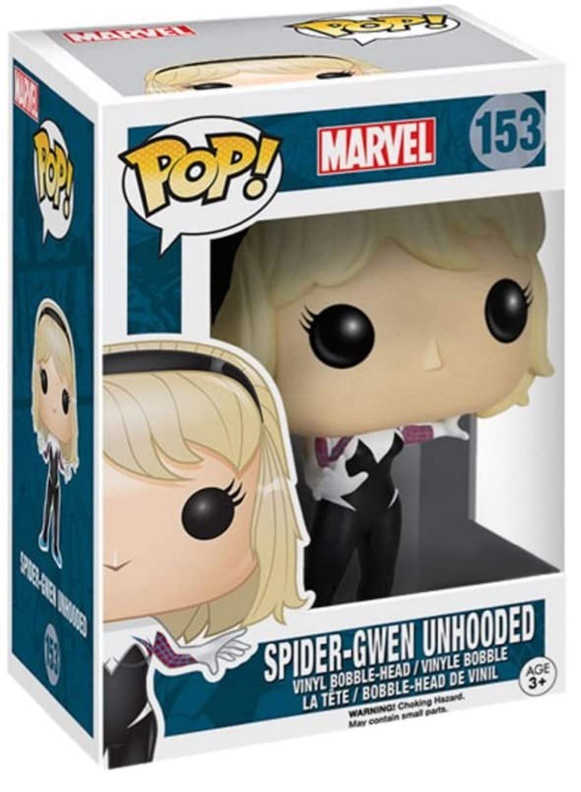 Funko - Marvel Comics-Spider-Gwen Unhooded Exclusice Edition Other Figurine, Multicoloured, 7294