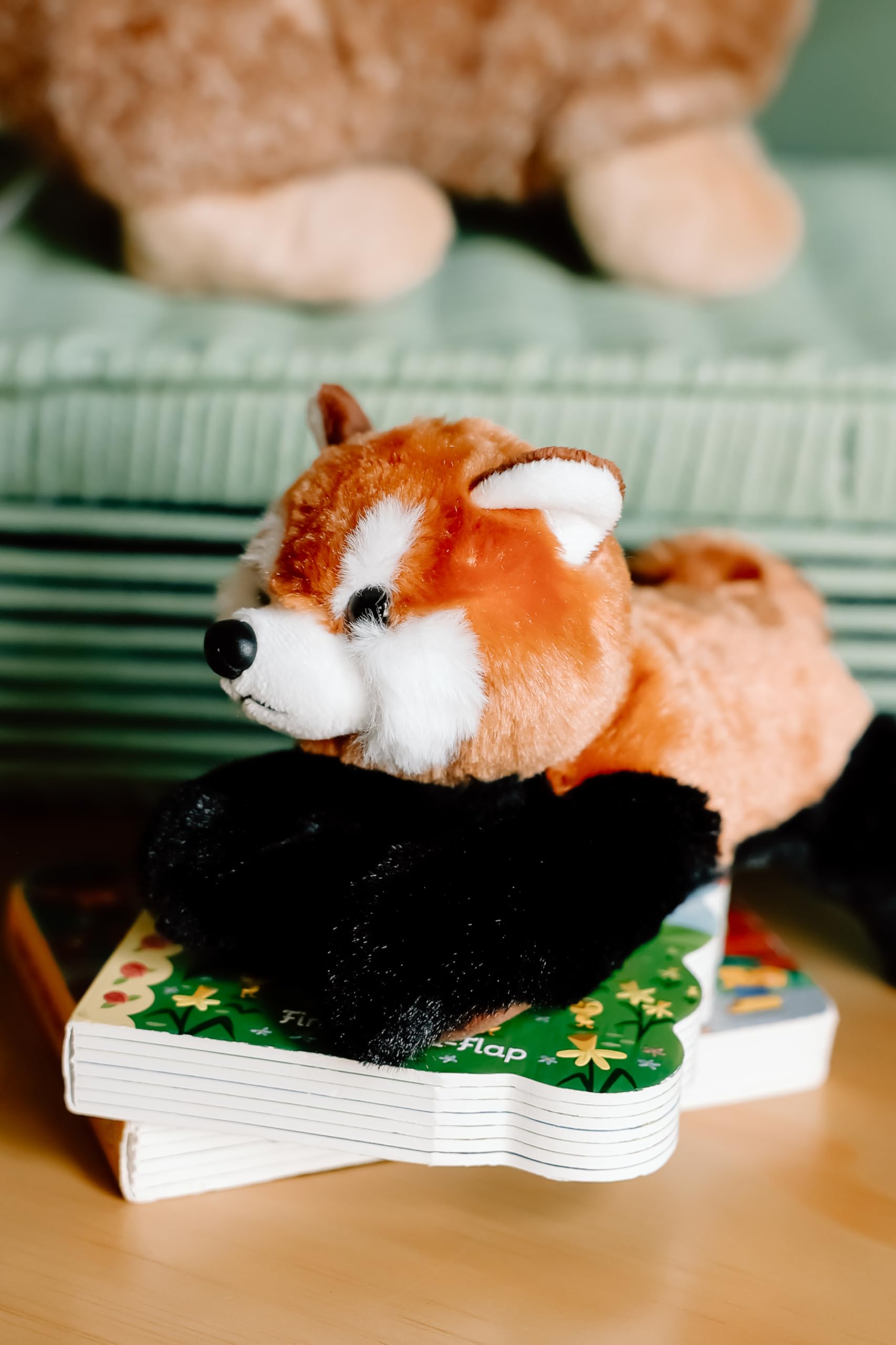 The Petting Zoo Red Panda Stuffed Animal, Gifts for Kids, Wild Onez Zoo Animals, Red Panda Plush Toy 9 inches