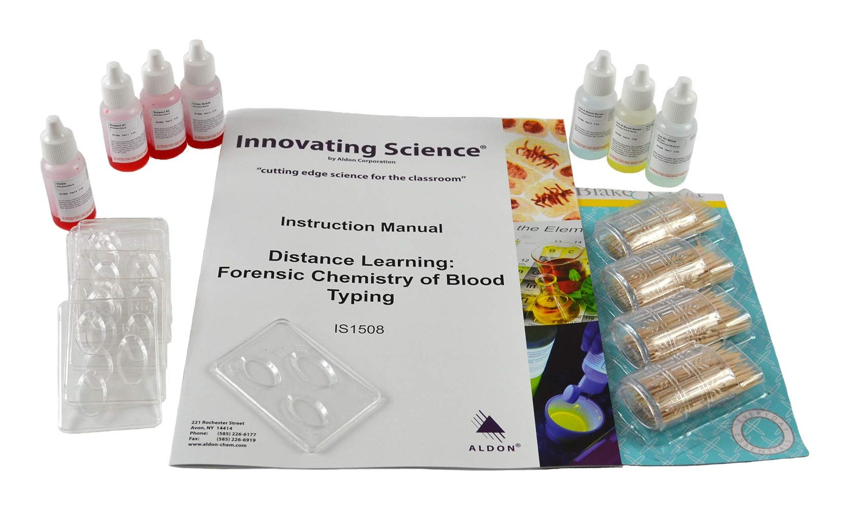 Forensic Chemistry of Blood Typing: Identifying and Classifying Blood - Distance Learning Kit - Innovating Science
