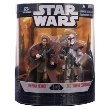 Star Wars OBI-Wan Kenobi & Arc Trooper Commander Saga Order 66 Action Figures