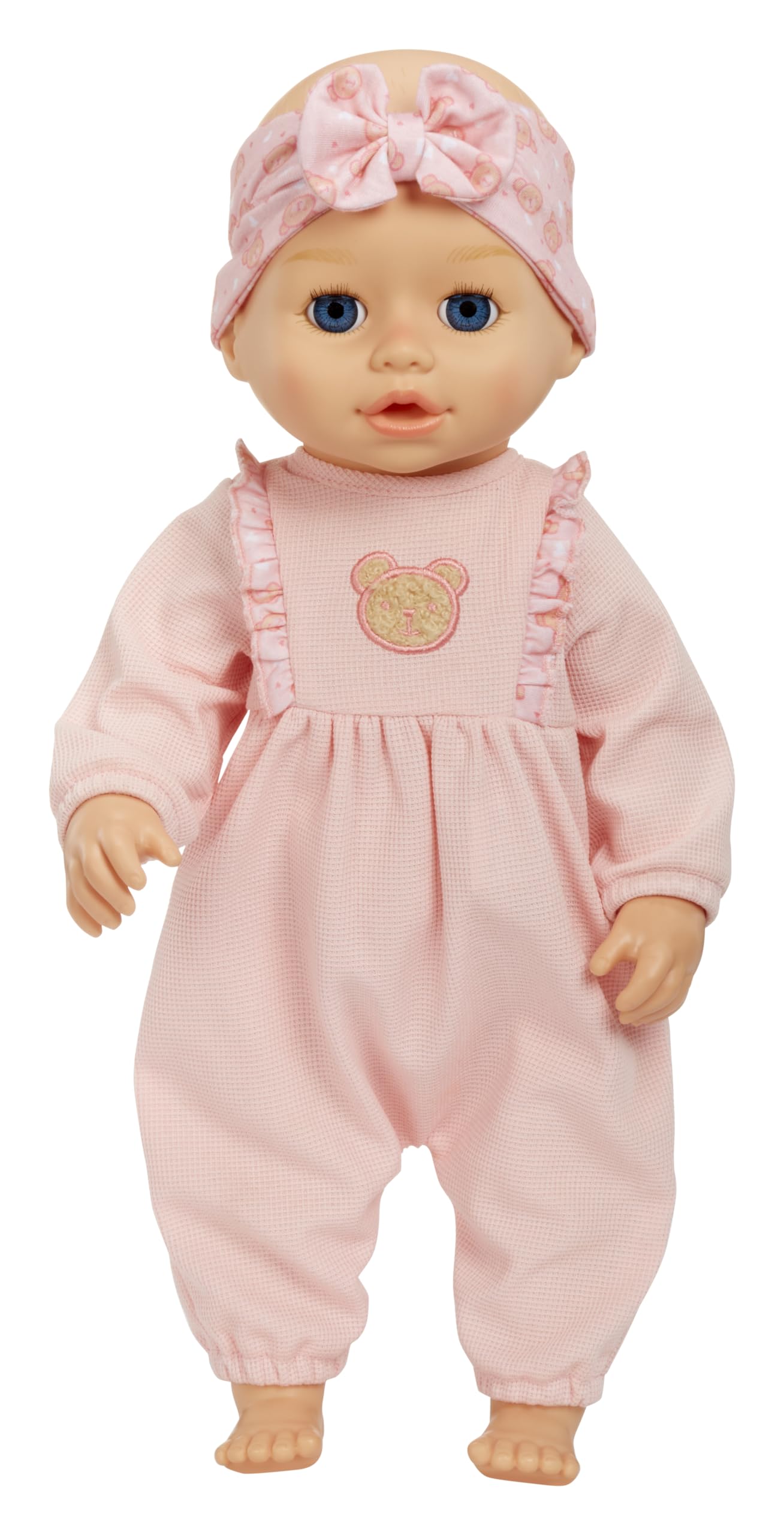 Baby born Learn to Walk Baby Doll Annabell - Blue Eyes: Realistic Features for Kids Ages 3+, Walks, Crawls, Sits & Kicks, Eyes Open & Close, Multiple