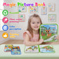 Water Painting Books for Toddlers, 4 Pack Reusable Magic Water Coloring Book with Water Pen Fairy Tale for Ages 3+, Water Doodle Book Travel Toys