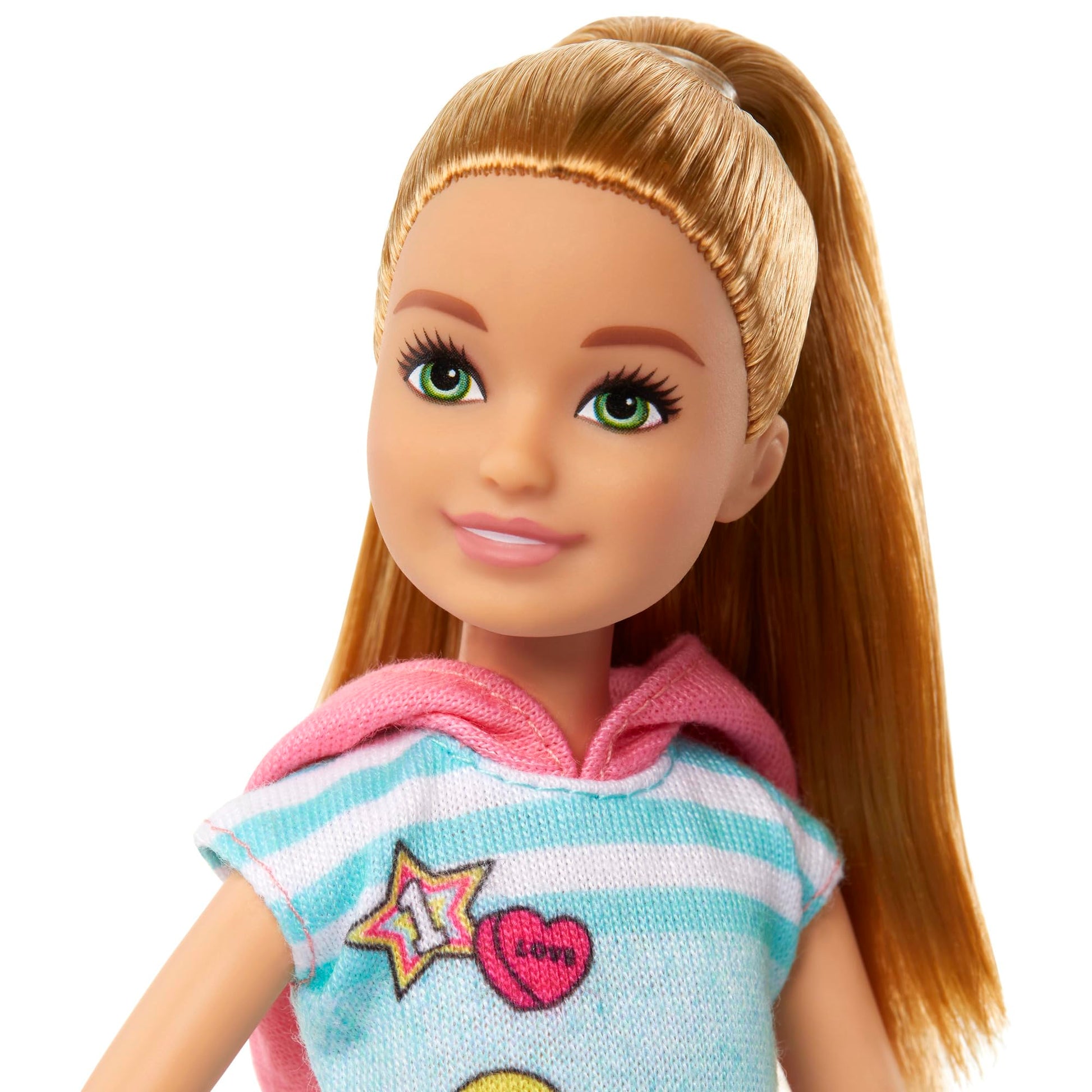 Barbie Stacie Doll with Pet Dog, from and Stacie to the Rescue Movie Toys, Blonde Hair Doll