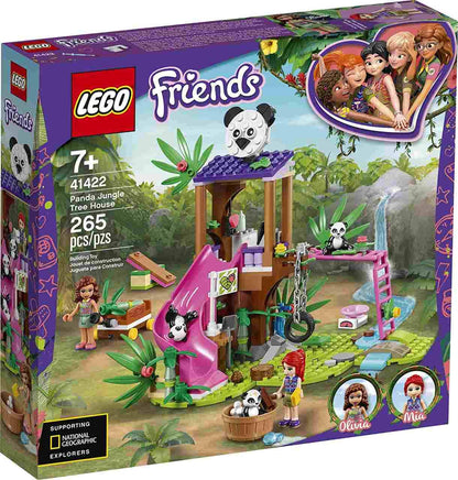 LEGO Friends Panda Jungle Tree House 41422 Building Toy; Includes 3 Panda Minifigures for KidsWho Love Wildlife Animals Friends Mia and Olivia (265