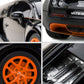 RASTAR RC Car | 1:24 Bugatti Veyron 16.4 Grand Sport Vitesse Radio Remote Control Racing Toy Car Model Vehicle, Black/Orange