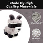 Adenzai Grow a Garden - Gray Plush Toy - Soft Stuffed Animal, Adorable Cuddly Companion, Perfect for Kids and Adults, Ideal Gift for Birthdays