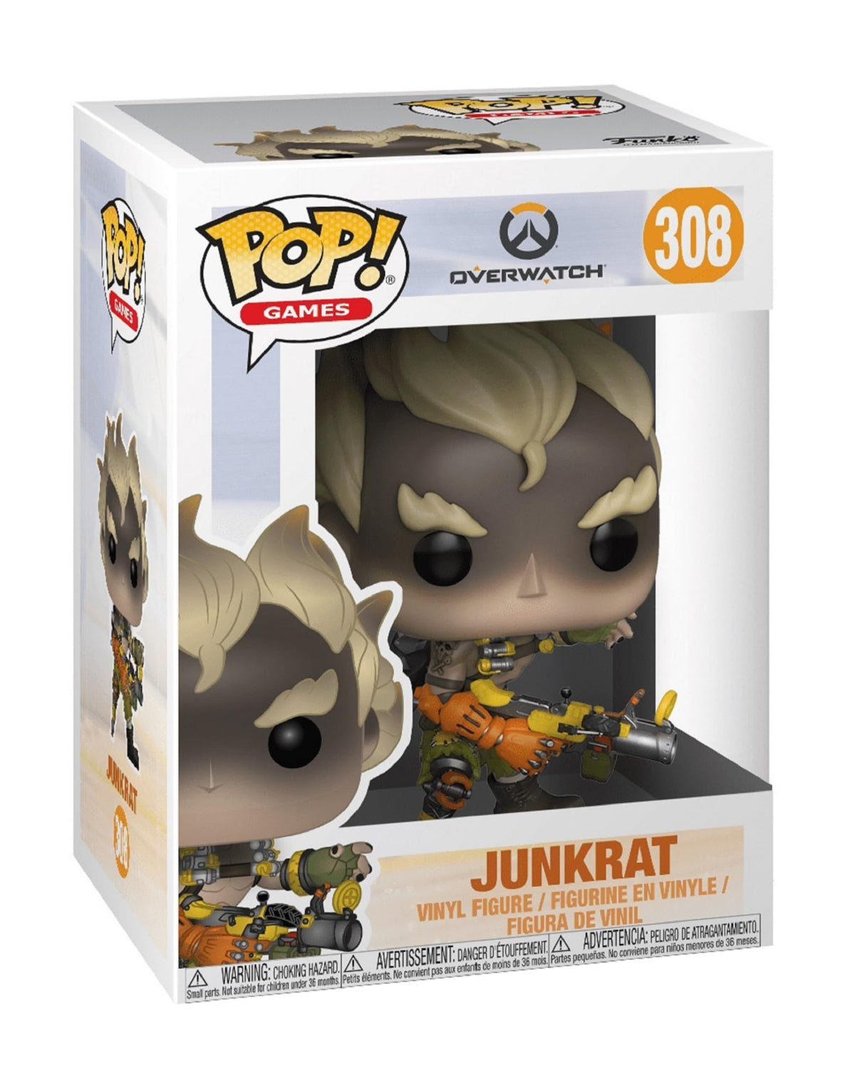 Funko Pop Games: Overwatch-Junkrat, Multicolor
