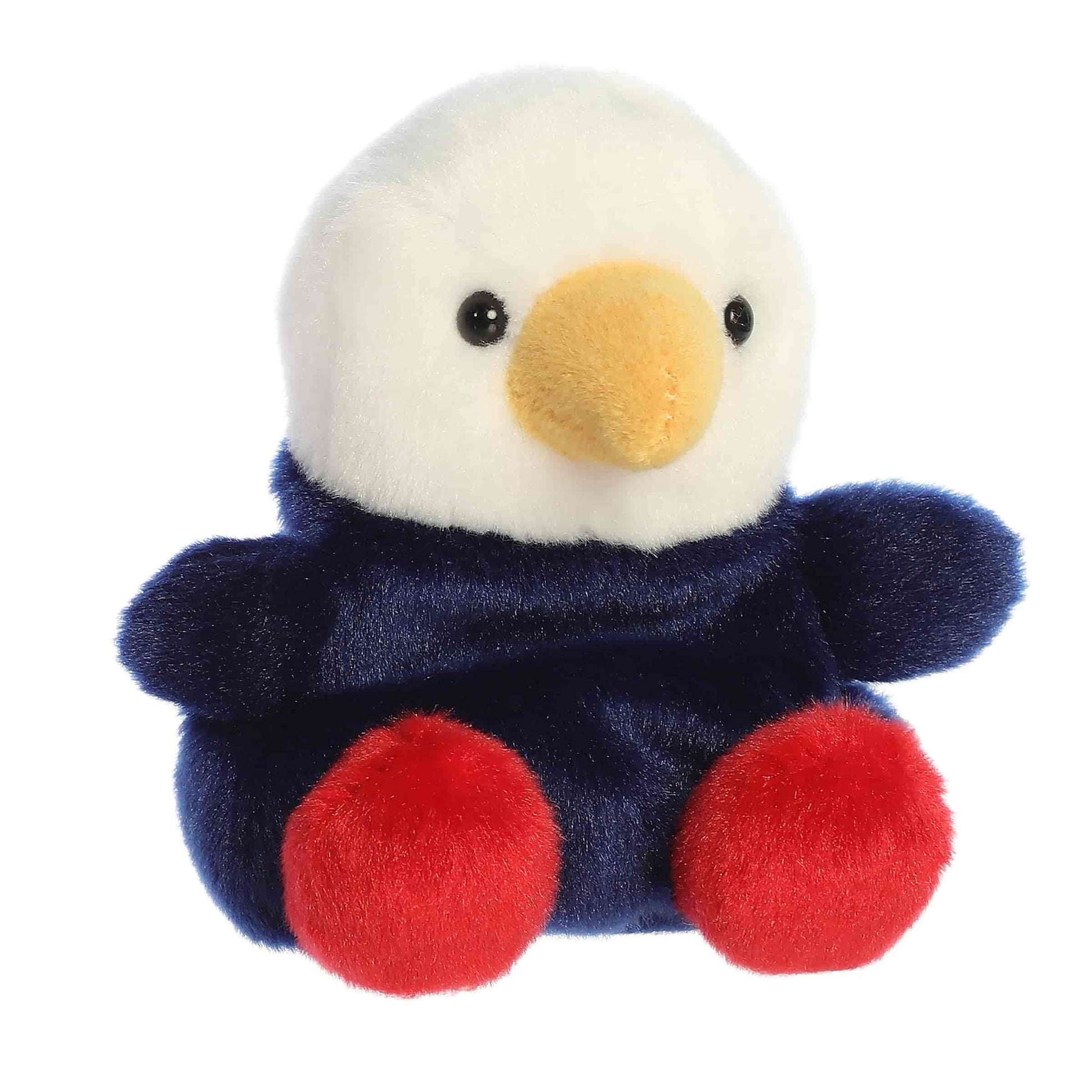 Aurora® Adorable Palm Pals™ Patriot Eagle™ Stuffed Animal - Fun Collectible Plush for Kids and Adult Collectors - Perfect for Decorating Rooms