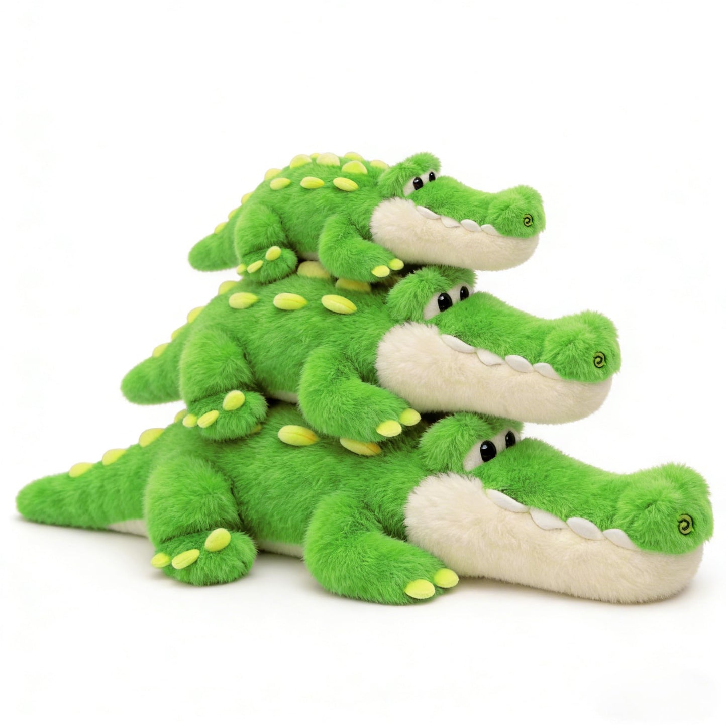 TITQWOP Alligator Stuffed Animal Plush Toy, Lying Flat Crocodile Hugging Pillow, Soft Long Plush for Kids & Adults, Cute Green Alligator Plush