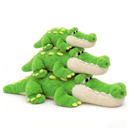 TITQWOP Alligator Stuffed Animal Plush Toy, Lying Flat Crocodile Hugging Pillow, Soft Long Plush for Kids & Adults, Cute Green Alligator Plush