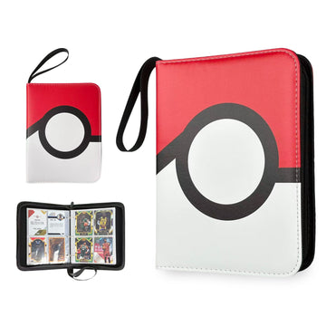 440 Pockets Card Binder, Portable Trading Card Binder with 55 Removable Sleeves, Waterproof Card Holder Album, Card Bunder with Zipper