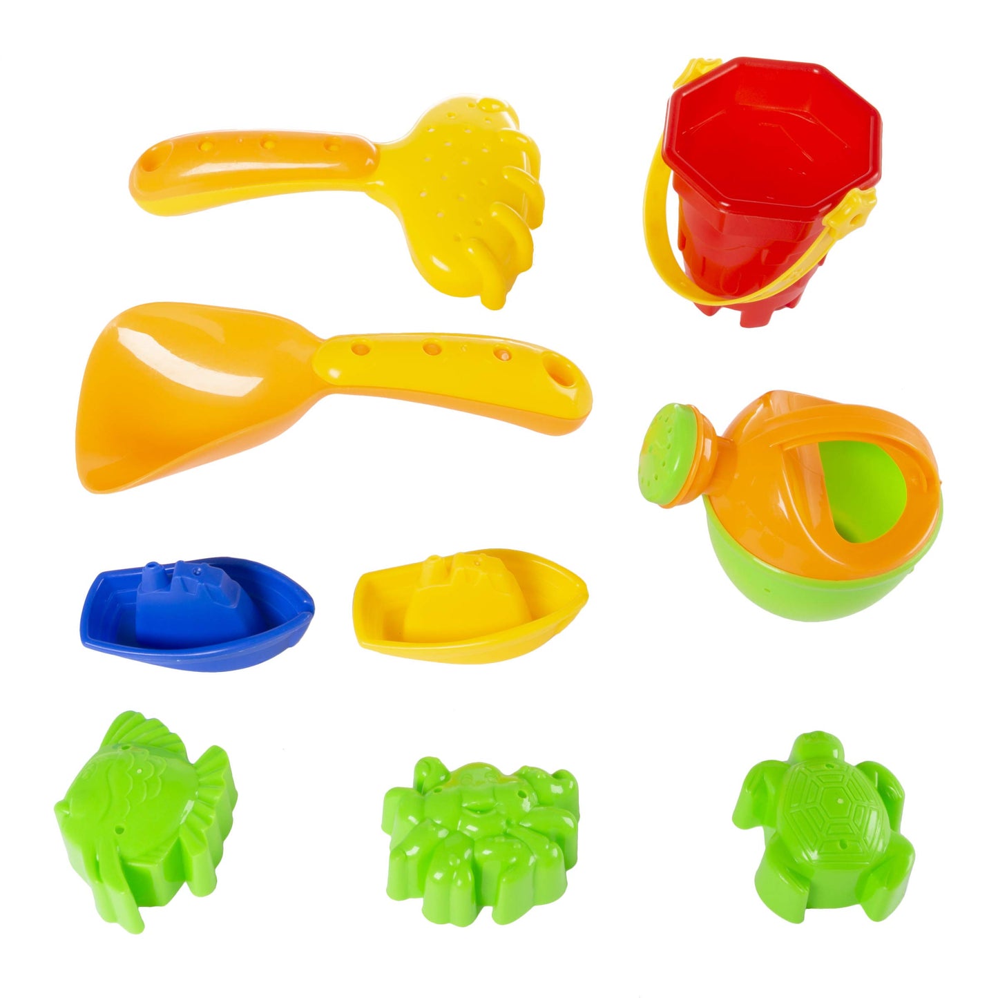 HEY! PLAY! Water Table with Lid and Toys - Playset with 2 Sensory Bins for Sand or Water - Toddler Activity Set for Beach, Backyard or Classroom