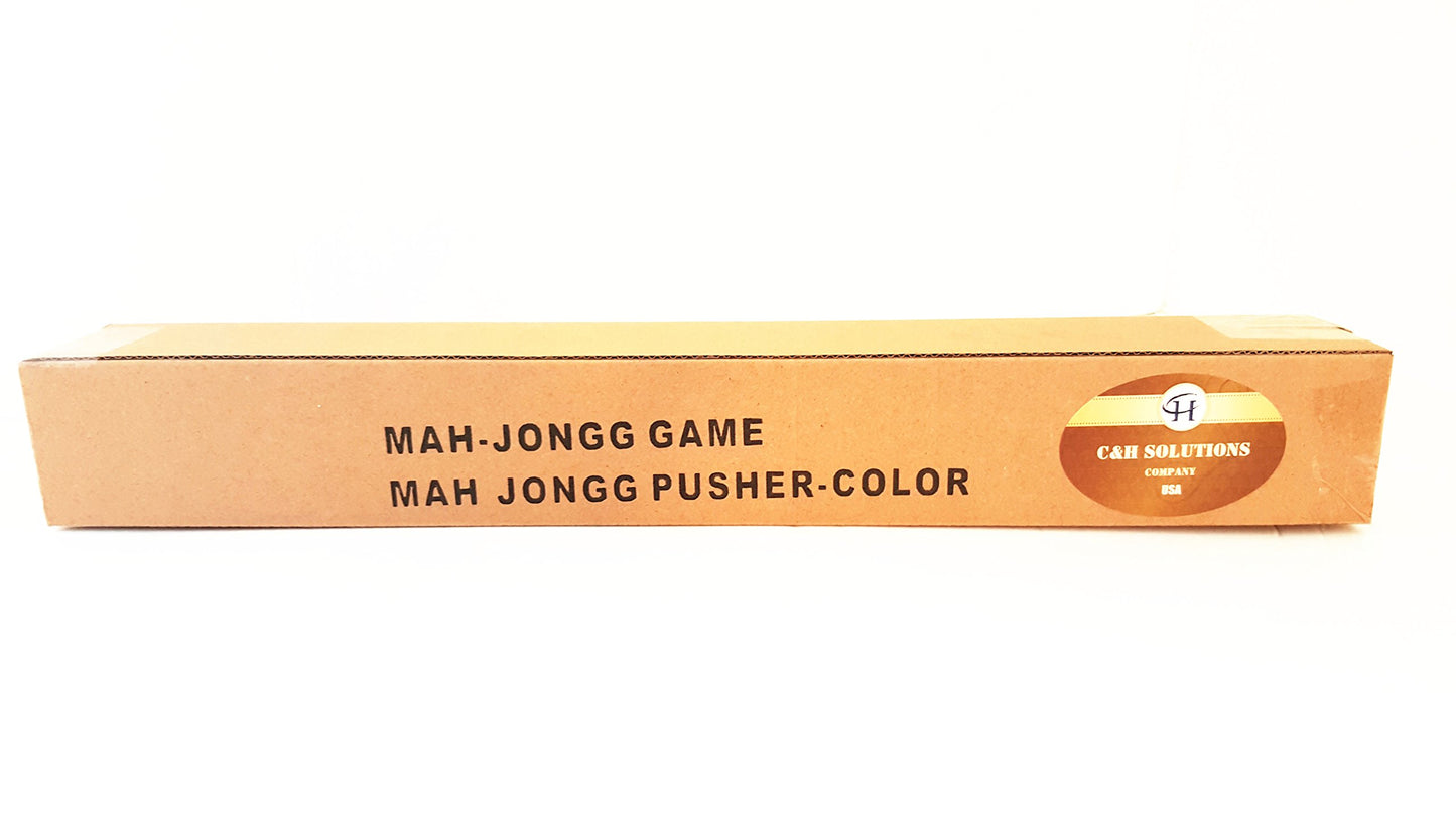 Color Acrylic Mahjong Pushers 18'' Set of 4 by C&H Solutions