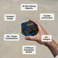 Shashibo DODECA Magnetic Puzzle Cube, Sensory Fidget Toy for Adults & Kids, Stress Relief Fidget Toy for All Ages, Cool Fidget Toys for Desk, Shape