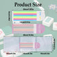Xovnfp 4Pcs Mahjong Card Sleeves and Line Finders Set - Fit Large Print Size (6 1/8" x4 3/4") with Durable Matte Anti-Glare Plastic Card Holders