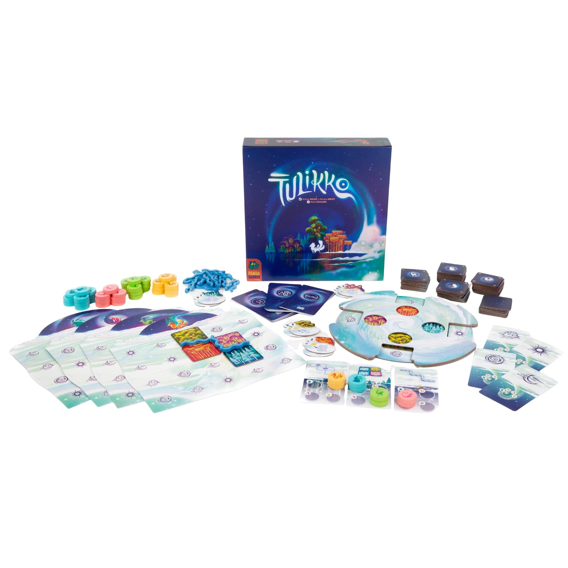 Tulikko Board Game - Strategic Tile-Laying Forest Adventure, Family Game with Animal Spirits & Aurora Abilities for Kids, Teens & Adults, Ages 8+, 2-4