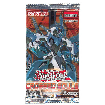 YuGiOh Crossed Souls 1st Edition Booster Pack (9 cards per pack)