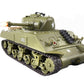 POCO DIVO Sherman M4A3 US Medium Tank RC IR Battle Panzer 2.4Ghz 1/30 Scale Model Military Vehicle w. Sound & Light