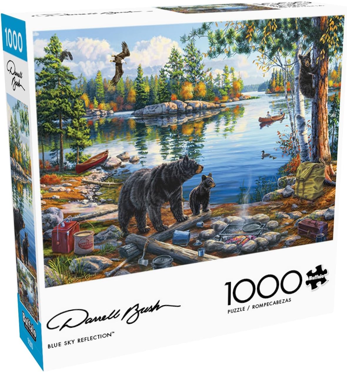 Buffalo Games - Blue Sky Reflection - 1000 Piece Jigsaw Puzzle for Adults