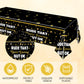 41Pcs We Will Miss You Decorations Rude That You'Re Leaving But Ok Party Supplies Black Gold Plates Napkins Tablecloth, for Coworker Leaving Farewell