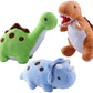 PELATOS Plush Dinosaur Stuffed Animals Set of 3 Soft Dinosaur Toys 3 Soft Package Great for Kids Plush Toys for Toddlers (7”/18cm)