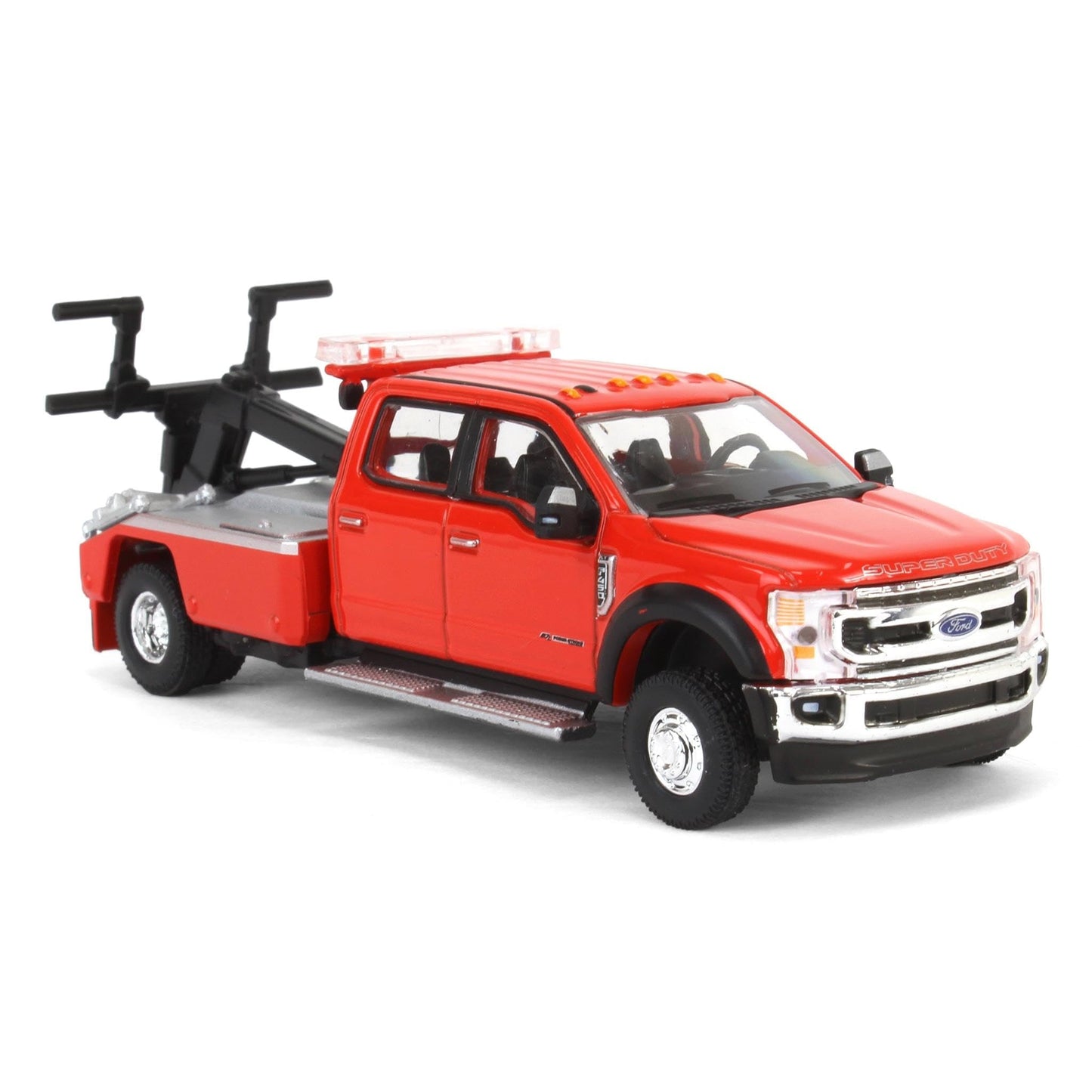 Truck 1/64 2020 F-450 Super Duty Dually with Wrecker Bed Red Exclusive 51398-B