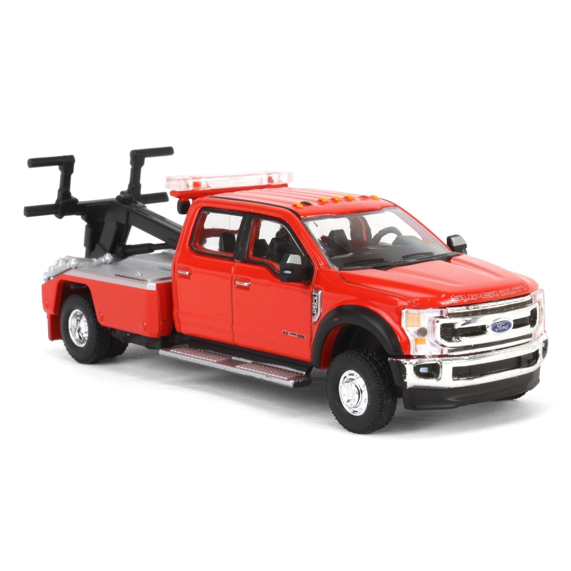 Truck 1/64 2020 F-450 Super Duty Dually with Wrecker Bed Red Exclusive 51398-B
