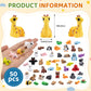 SJKHGU 50 Pcs Articulated 3D Printed Animals Bulk Set, Mini 3D Printed Animals, Pocket 3D Printed Toys, Desk Pets, Classroom Rewards, Party Favors