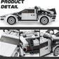 Latephiy Future Delorean Building Kit, BTTF Time Machine Car Building Set, Classic 80s Movie Collectibles, Great Gifts and Toys for Fans (212 Pieces)