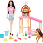 Barbie Toy Stable Playset with Fashion Doll, Small Pony & 10+ Accessories, Inspired Mysteries: The Great Horse Chase